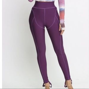 Purple leggings